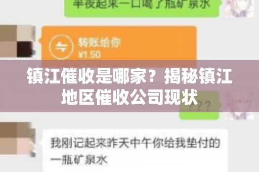 镇江催收是哪家？揭秘镇江地区催收公司现状