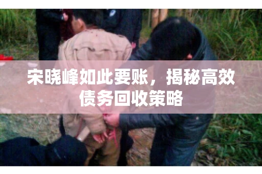 宋晓峰如此要账,揭秘高效债务回收策略 宋晓峰如此要账,揭秘高效债务回收策略