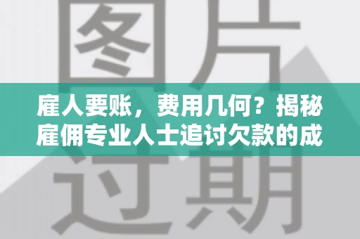 雇人要账，费用几何？揭秘雇佣专业人士追讨欠款的成本之谜