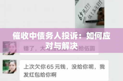 催收中债务人投诉：如何应对与解决