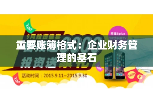 重要账簿格式：企业财务管理的基石